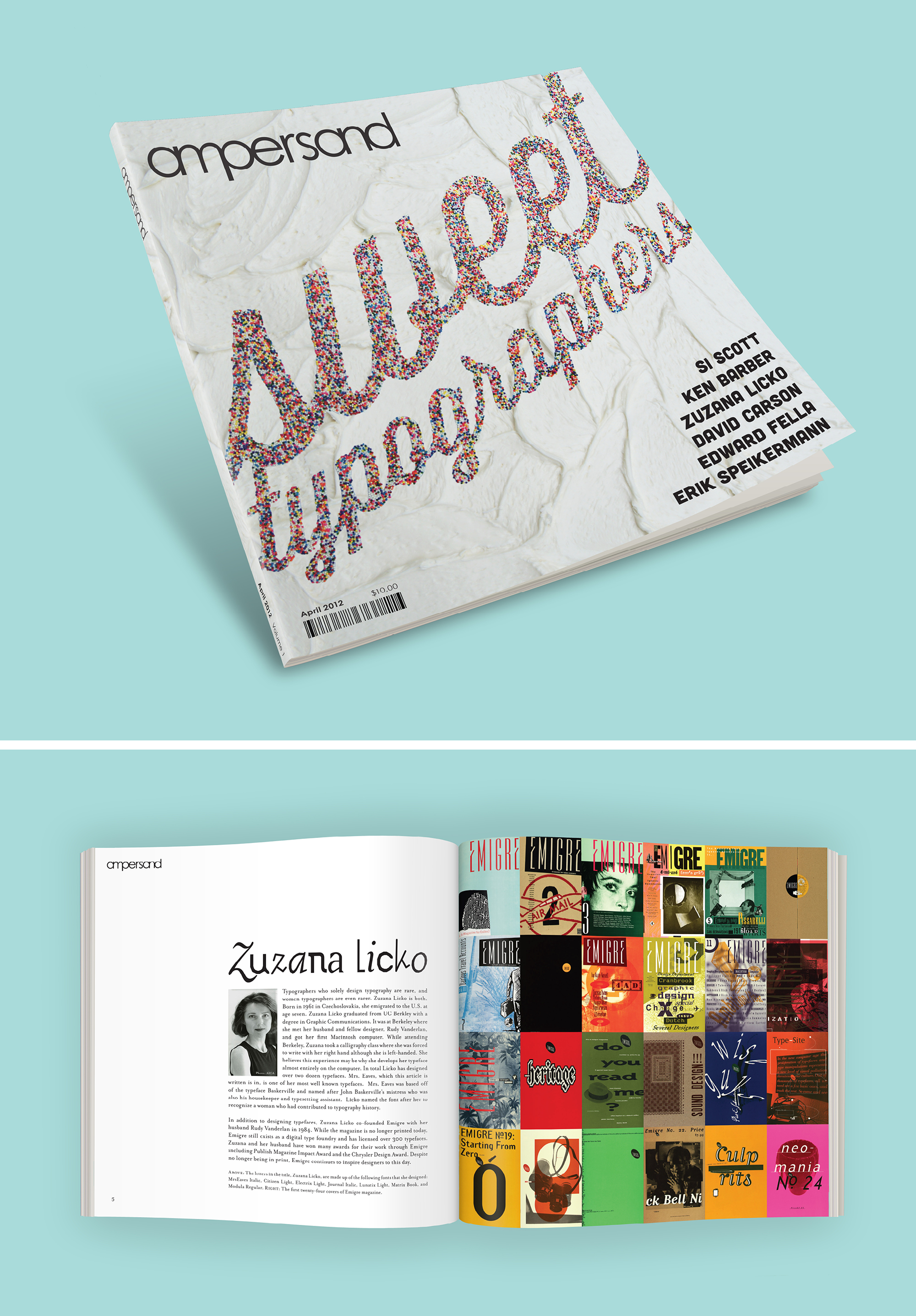 Ampersand Magazine. Design by Margomade.